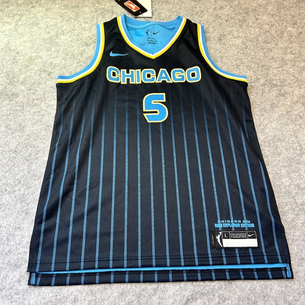 Chicago Sky Angel Reese #5 Nike Explorer Edition Jersey WNBA Youth L 14/16 $90
